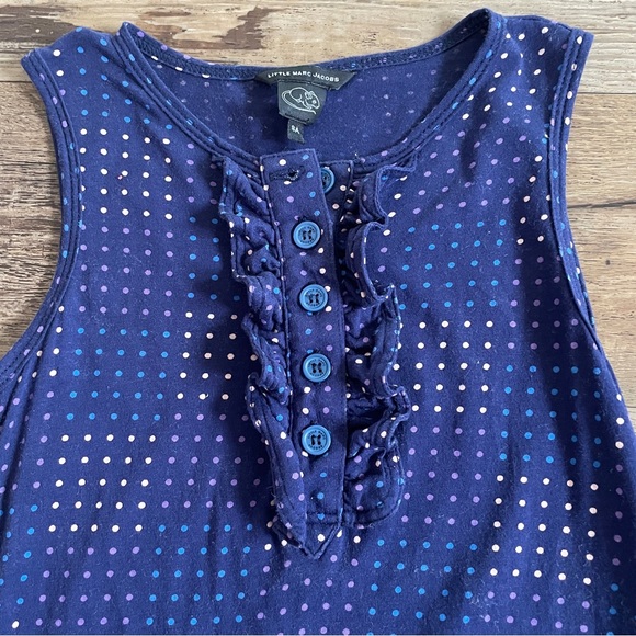 Little Marc Jacobs blue dot dress 8 - Picture 2 of 4
